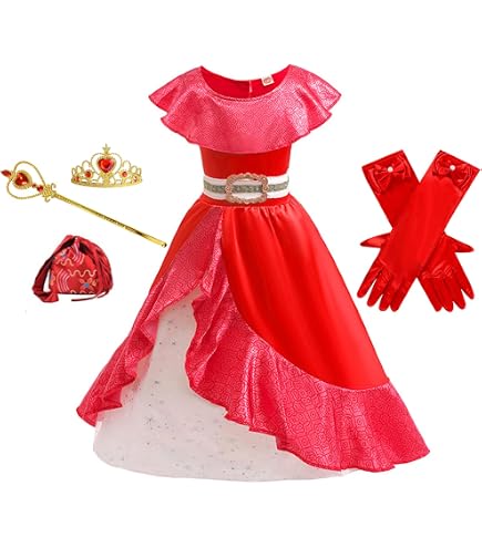Disney Elena of Avalor Classic Ball Gown Girls' Costume : Clothing, Shoes & Jewelry