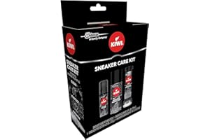 KIWI Sneaker Care Kit - Cleans Shoes, Repels Stains and Removes Odors. 3-Step Sneaker Care System (1 Pack)