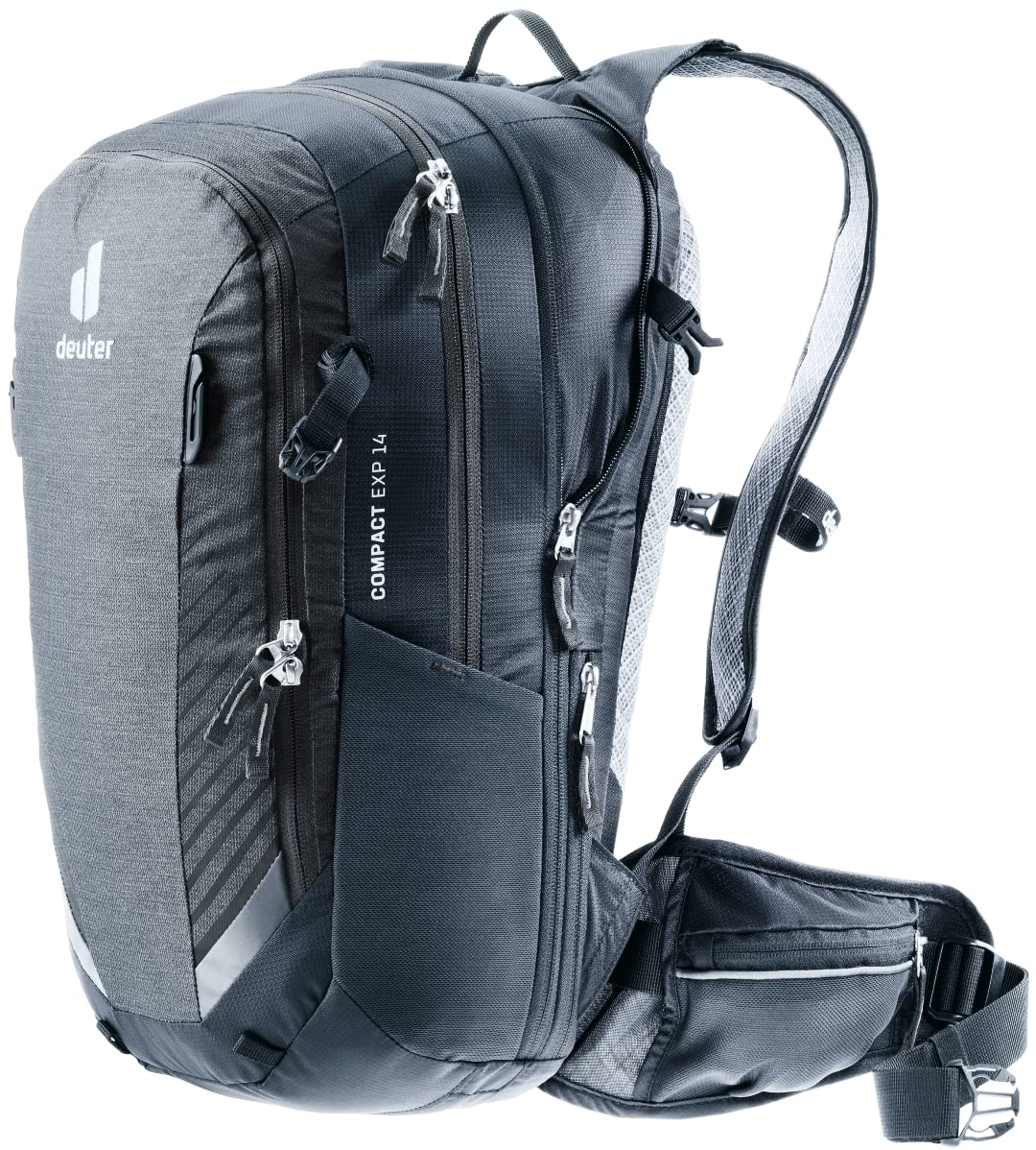Deuter Compact EXP 14 Biking Backpack with Hydration System - Graphite-Black