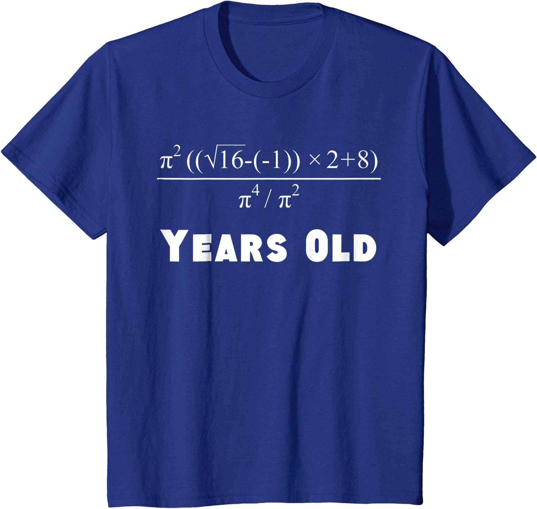 18 Years Old Algebra Equation Funny 18th Birthday Math Shirt