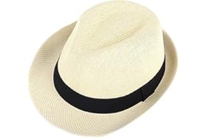 WESTEND Unisex Short Brim Fedora - Hats for Men & Women + Straw Fedora Hats, Cooling Mesh Hats, Fashion Fedora Hats 2024