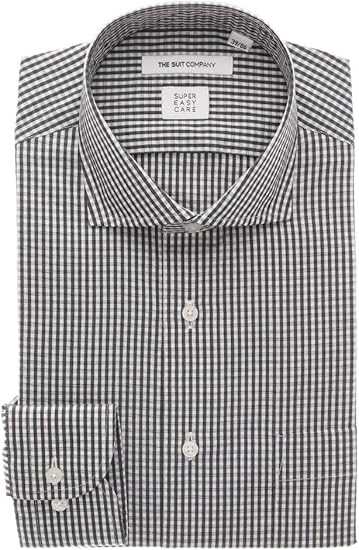 Amazon Co Jp ザ スーツカンパニー Super Easy Care ホリゾンタルカラードレスシャツ ギンガムチェック Ec Fit ブラック ホワイト 43cm90cm 服 ファッション小物 Amazon Co Jp ザ スーツカンパニー Super Easy Care ホリゾンタルカラードレスシャツ ギンガムチェック Ec Fit ブラック ホワイト 43cm90cm 服 ファッション小物