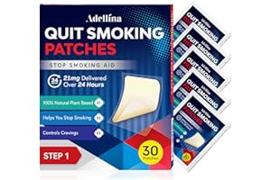 Adellina Quit Smoking Patches : Step 1 Quit Smoking Patches 21mg, Effective to Help Quit Smoking, Anti Smoking Patches