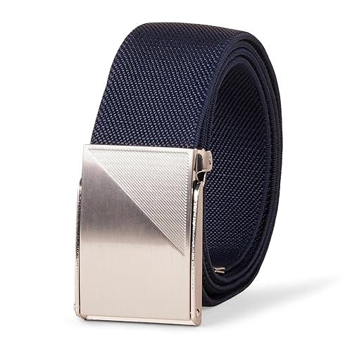 Amazon Essentials Men's Sport Web Golf Belt, Navy, 3X-Large Big