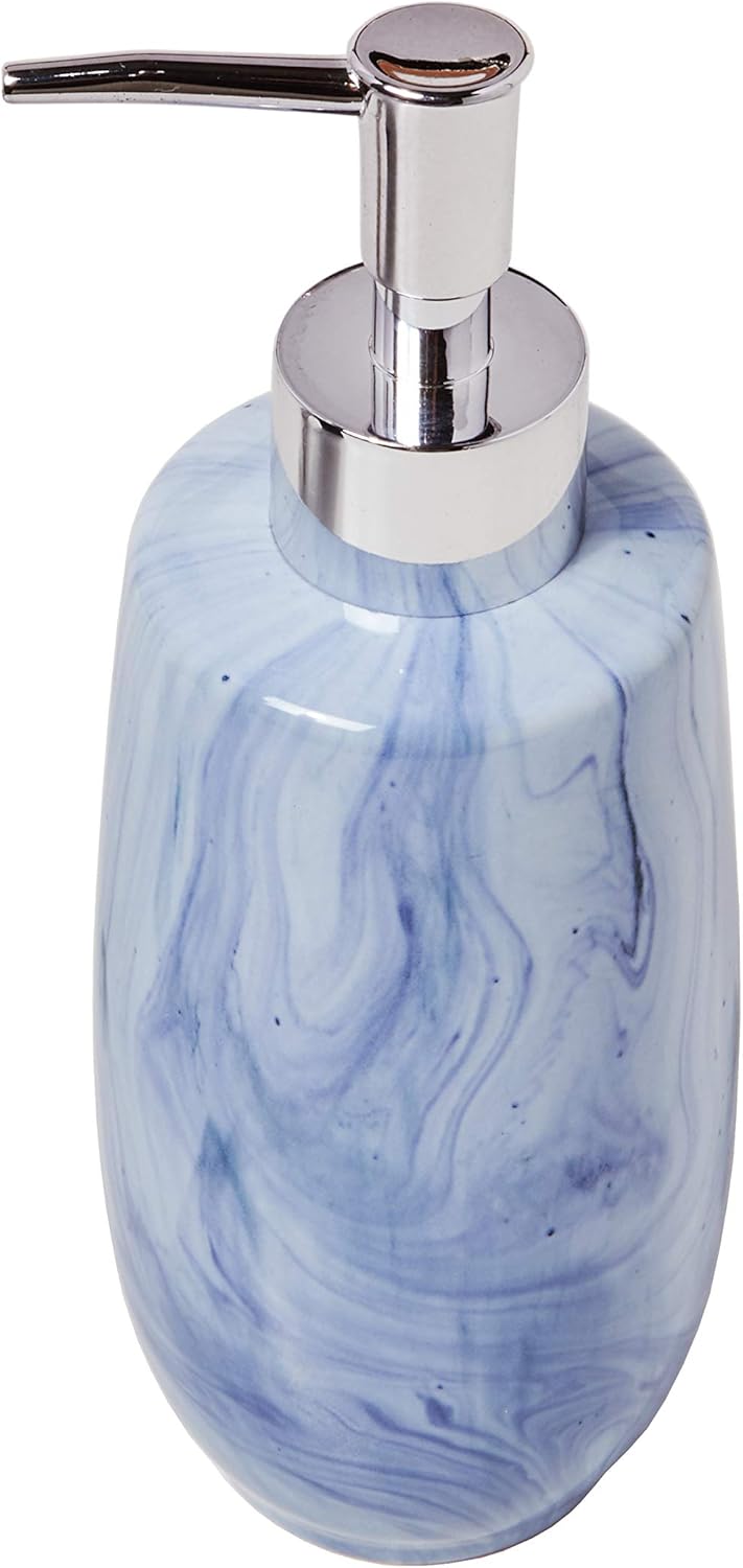 SKL Home by Saturday Knight Ltd. Tuscan Soap Dispenser, Blue: Home & Kitchen