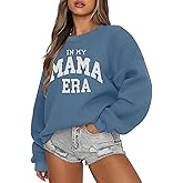 LOMON Crewneck Sweatshirt for Women Casual Oversized Pullover Hoodies Long Sleeve Fleece Tops Sweater