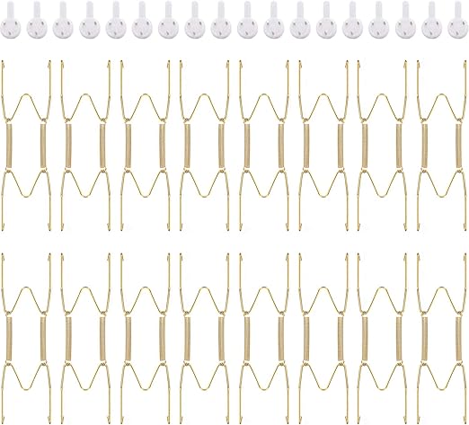 Amazon Com 16 Pieces 6 Inch Invisible Plate Hangers Wall Plate