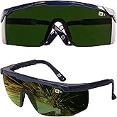 LANON Welding Safety Glasses,IR Filter Shade 5.0 Lens,Anti-Scratch & Anti-Impact,ANSI Z87.1 Double-sided Antifog,Wrap-Around 