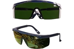 LANON Welding Safety Glasses,IR Filter Shade 5.0 Lens,Anti-Scratch & Anti-Impact,ANSI Z87.1 Double-sided Antifog,Wrap-Around 