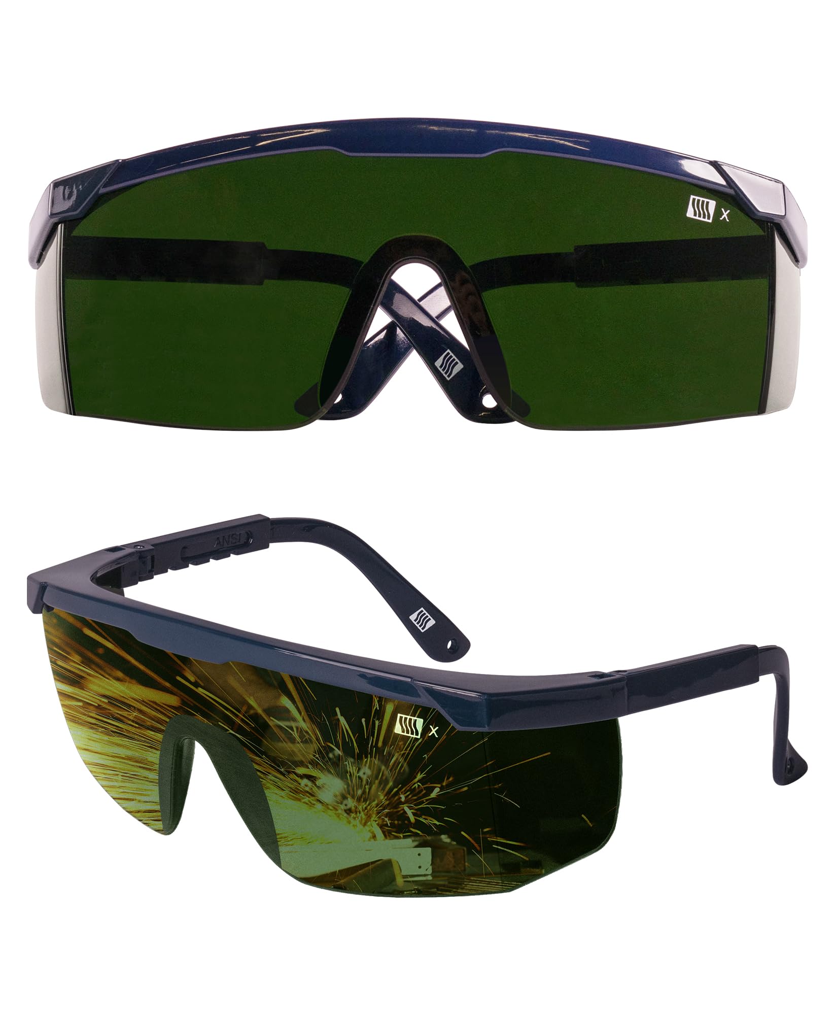 Photo 1 of LANON Welding Safety Glasses,IR Filter Shade 5.0 Lens,Anti-Scratch & Anti-Impact,ANSI Z87.1 Double-sided Antifog,Wrap-Around Protective Safety Goggles,UV Protection