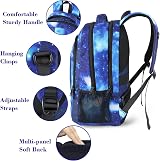 MATEIN Galaxy Blue School Backpack 15.6 Inch USB Anti Theft Pocket Lightweight view 5