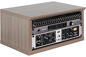 Gator Frameworks Elite Furniture Series 4U Wood Desktop Studio Rack in Driftwood Grey Finish (GFW-ELITERK-4U-GRY)