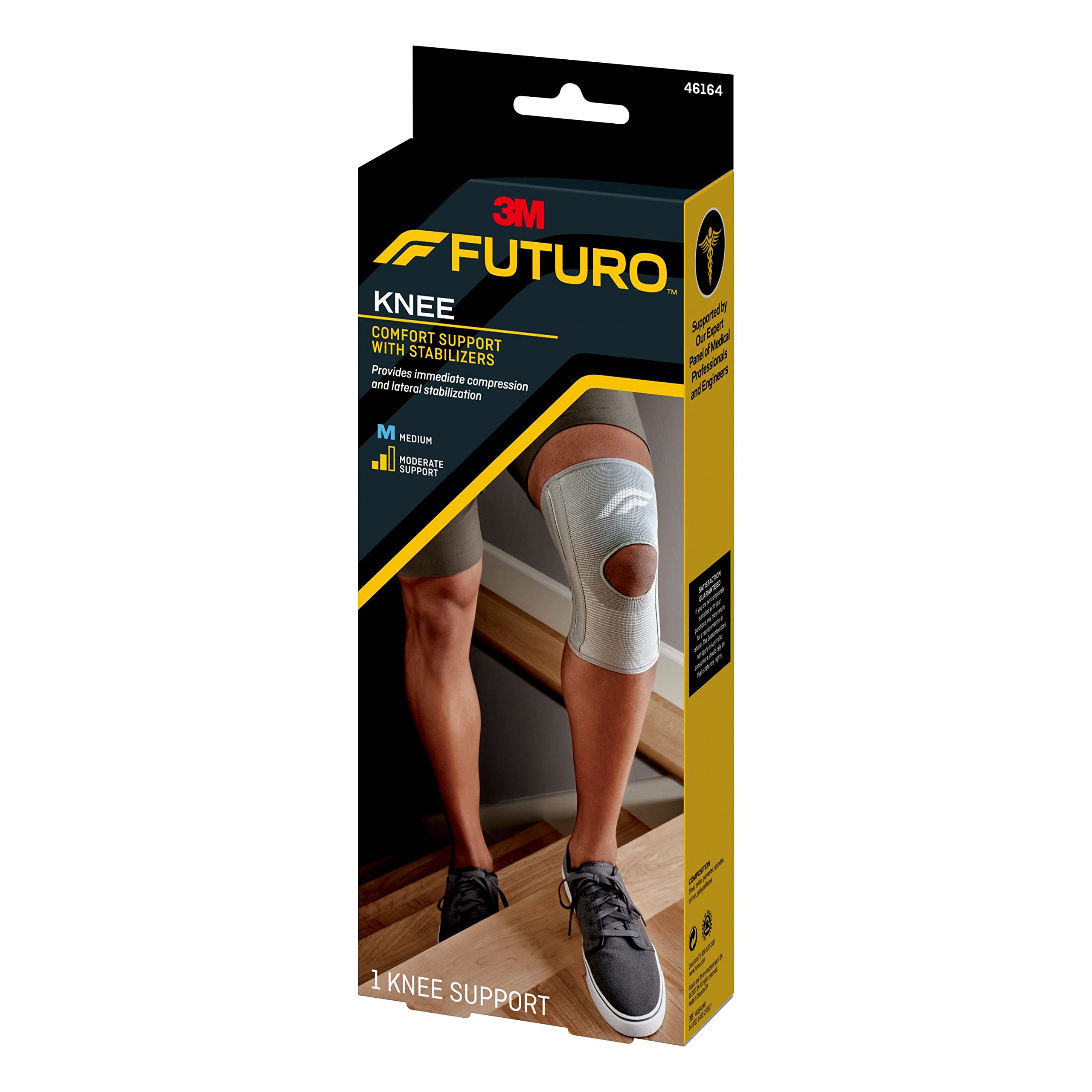 FUTURO Comfort Knee with Stabilizers, Medium