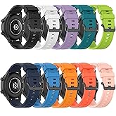 FitTurn [10 Pack] Bands Compatible with Cubitt Aura/Aura Pro/CT2 Pro/CT4/Viva Pro/Viva Watch 22MM Silicone Replacement Adjustable Quick Release Wristband Strap for Cubitt Aura/Aura Pro/CT2 Pro/CT4/Viva Pro/Viva SmartWatch