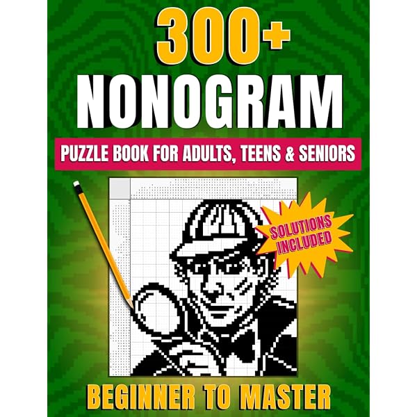 Nonogram Puzzle Book: 400 Challenging Puzzles: Train Your Brain