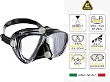 Cressi Big Eyes Alpha Ultra Dry Combo Black/Black Mask Snorkel UD view 3