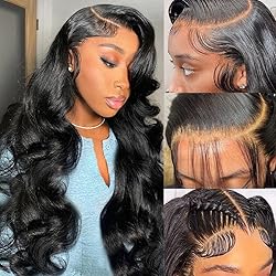 Drosuud Body Wave Lace Front Wigs Human Hair 13x6