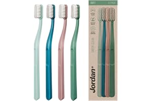 Jordan* ® | Green Clean Manual Toothbrush | Award Winning Sustainable Toothbrush Made from Recycled Materials | Eco-Friendly 