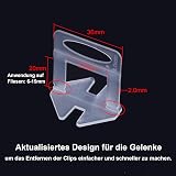 Fleetise 400Pcs Tile Leveling System 2mm with Pliers 300 Wedges 100 Reusable view 3