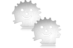 DPZM 2Pack Stainless Steel BBQ Grill Scraper, Kitchen Gadgets, Grill Brush Cleaner for Outdoor Grill, Bristle-Free for Griddle, Grilling Accessories Stocking Stuffers for Men or Gifts for Dad, Husband