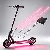 USB Battery Box COB LED Scooter Bike Ambient Light, 8 Lighting Modes, Waterproof No-Wiring Safety Warning Flexible Strip Light for Electric Scooter, Bicycle, Kids Balance Bike
