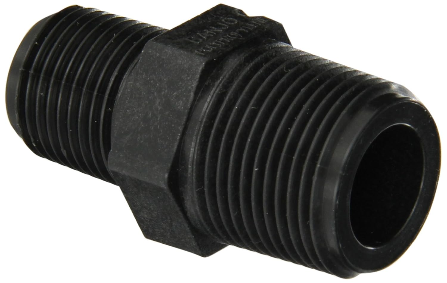Banjo RN075-050 Polypropylene Pipe Fitting, Reducing Nipple, Schedule 80, 3/4" NPT Male x 1/2" Length