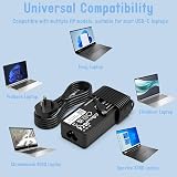 BIUBOTY 65W USB C Laptop Charger for HP EliteBook Spectre X360 X2 830 1040 view 4