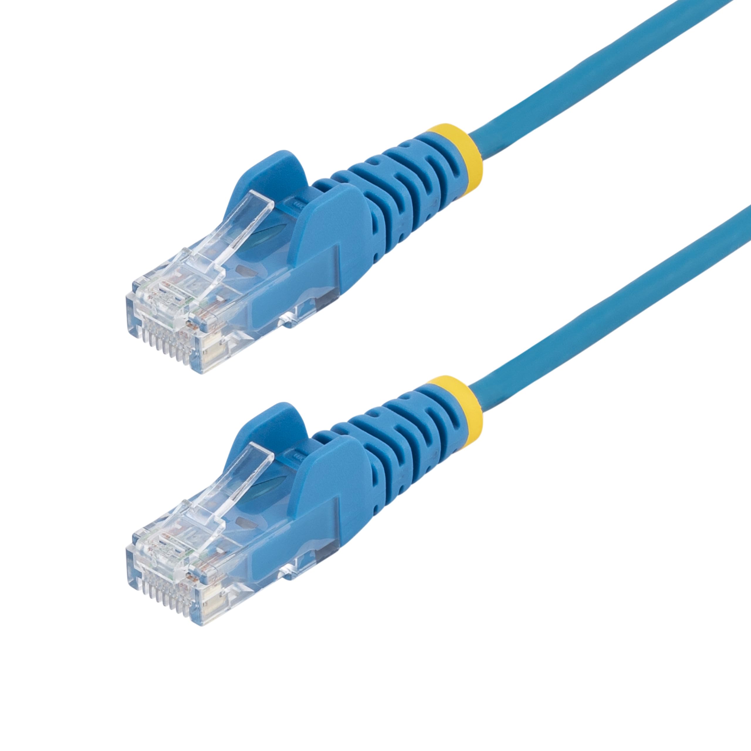 StarTech.com 2 m CAT6 Cable - Slim CAT6 Patch Cord - Blue - Snagless RJ45 Connectors - Gigabit Ethernet Cable - 28 AWG (N6PAT200CMBLS)