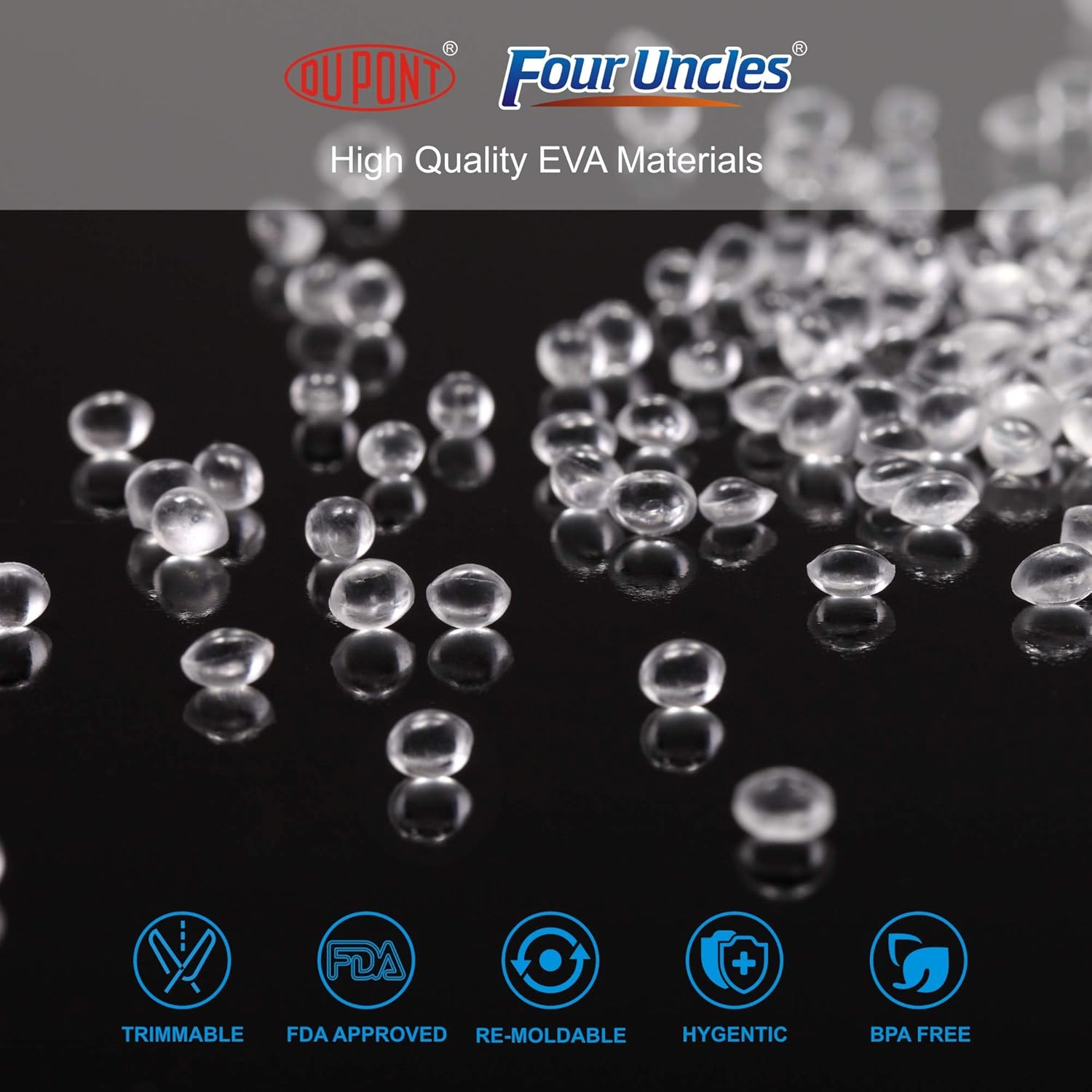 Mouth Guard for Teeth Grinding Clenching Bruxism-6 BPA FREE New Upgraded FOUR UNCLES Anti Dental Night Guard for sleep Moldable, Including 4 Regular and 2 Heavy Duty Guard & Travel Retainer Case : Beauty