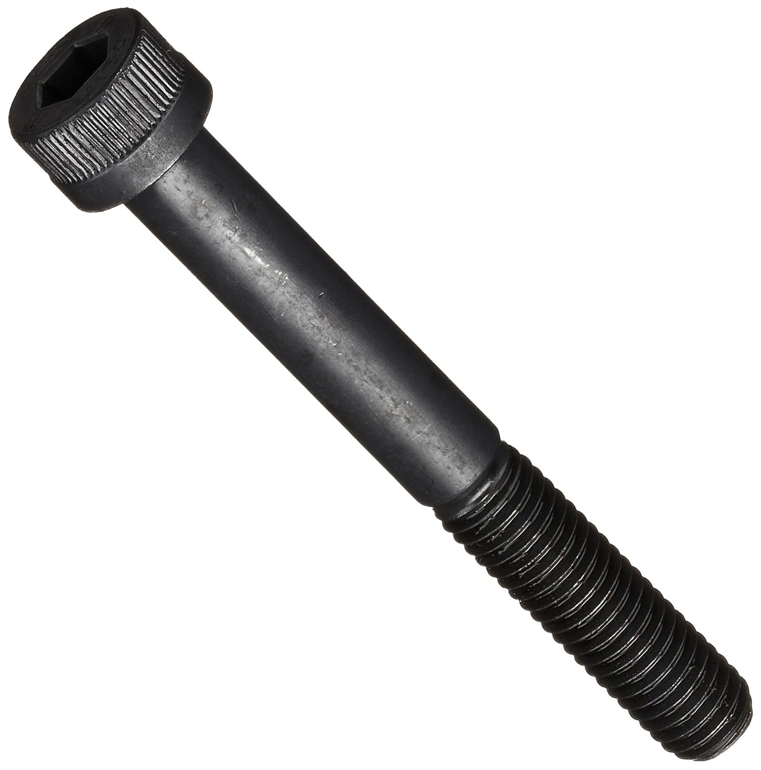 Unbrako 1103064 Alloy Steel Socket Cap Screw, Black Oxide Finish, Knurled Socket Cap Head, Hex
