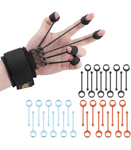 finger weights フィンガーウェイト finger weights FWRW 指先トレーニング用ウェイト（レインボー