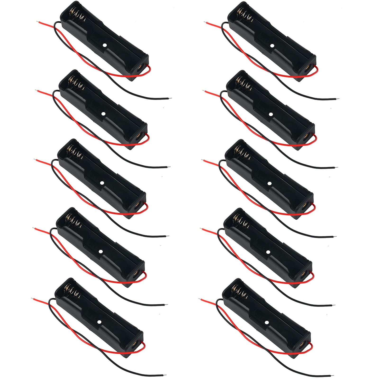 サムコス 18650 バッテリーケース 10個入り 3.7V 電池ケース ボックス 電池ホルダー バッテリー収納ボックス ケースホルダー 18650バッテリー用 (B) の商品画像