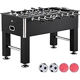 VEVOR Foosball Table, 55 inch Standard Size Table, Indoor Full-Size Foosball Tables, Includes Durable Soccer Set, for Home, Family, Game Room