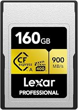 Lexar Professional CFexpress Type A Gold 160GB Card up to 900MB/s read