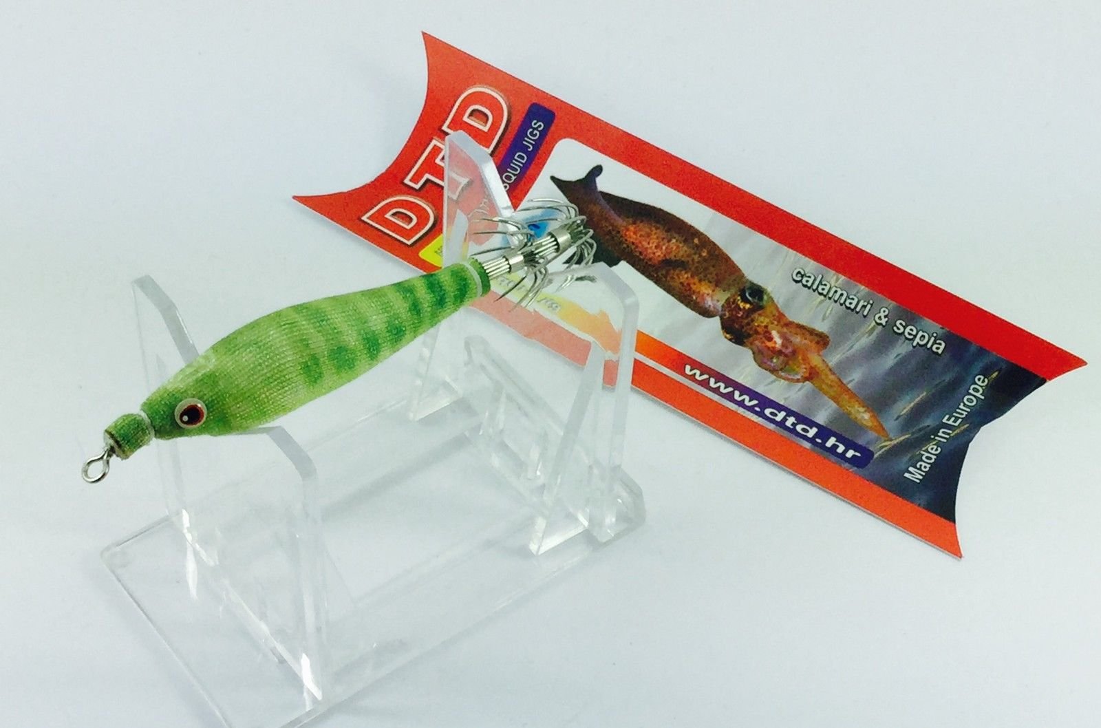 DTD SQUID & CUTTLEFISH JIG OPPAI SUTTE SOFT NATURAL "KANJAC" 1.5/5.5cm/Green
