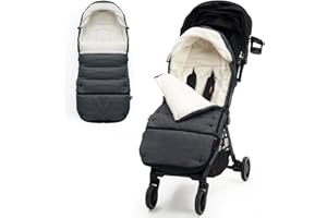 Momcozy Stroller Footmuff | Universal, Weather-Proof, Warm Stroller Bunting Bag | Extendable Winter Cover | Adjustable Buckle