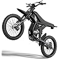 GT73 Electric Dirt Bike for Adults Teens, Upgraded 2400W Ebike with 36.4AH Dual Battery, 25 Inch Motorcycle Tires, Max 37 MPH & 85 Mile Long Range, Dual Hydraulic Brakes & Full Suspension