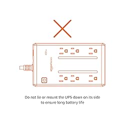 Amazon Basics UPS Battery Backup & Surge Protector