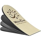 Heel Lift Inserts for Uneven Legs - (for One Foot) Welnove 4 Layers Adjustable Orthopedic Shoe Lifts for Women Men Leg Length Discrepancy, Heel Spur Pain - Increasing 1/4" 1/2" 3/4" 1 Inch, Medium