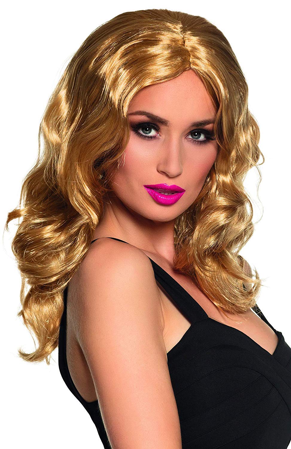 Boland 86222 - Long Hair with Slight Curls, Blonde Wig