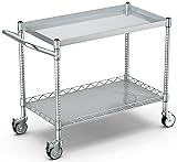 Leteuke 2 Tier Utility Tool Cart with