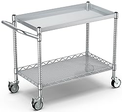 Leteuke 2 Tier Utility Tool Cart with