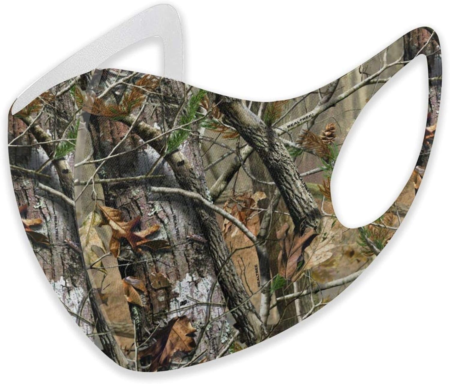Hunting Camo Unisex Face Mask Washable And Reusable Breathable Dust Ear