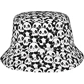REVENEVER Bucket Hat for Women Men Funny Printing Summer Beach Sun Hat Lightweight Fisherman Travel Hat for Unisex