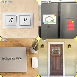 Llewyn 510 Pieces 10 Sheets Letter Stickers,Self