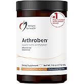 Designs for Health Arthroben Unflavored/Unsweetened - Collagen Peptides Powder + Botanicals to Help Support Healthy Joints - Peptides Drink Mix, Non-GMO (30 Servings / 330g)