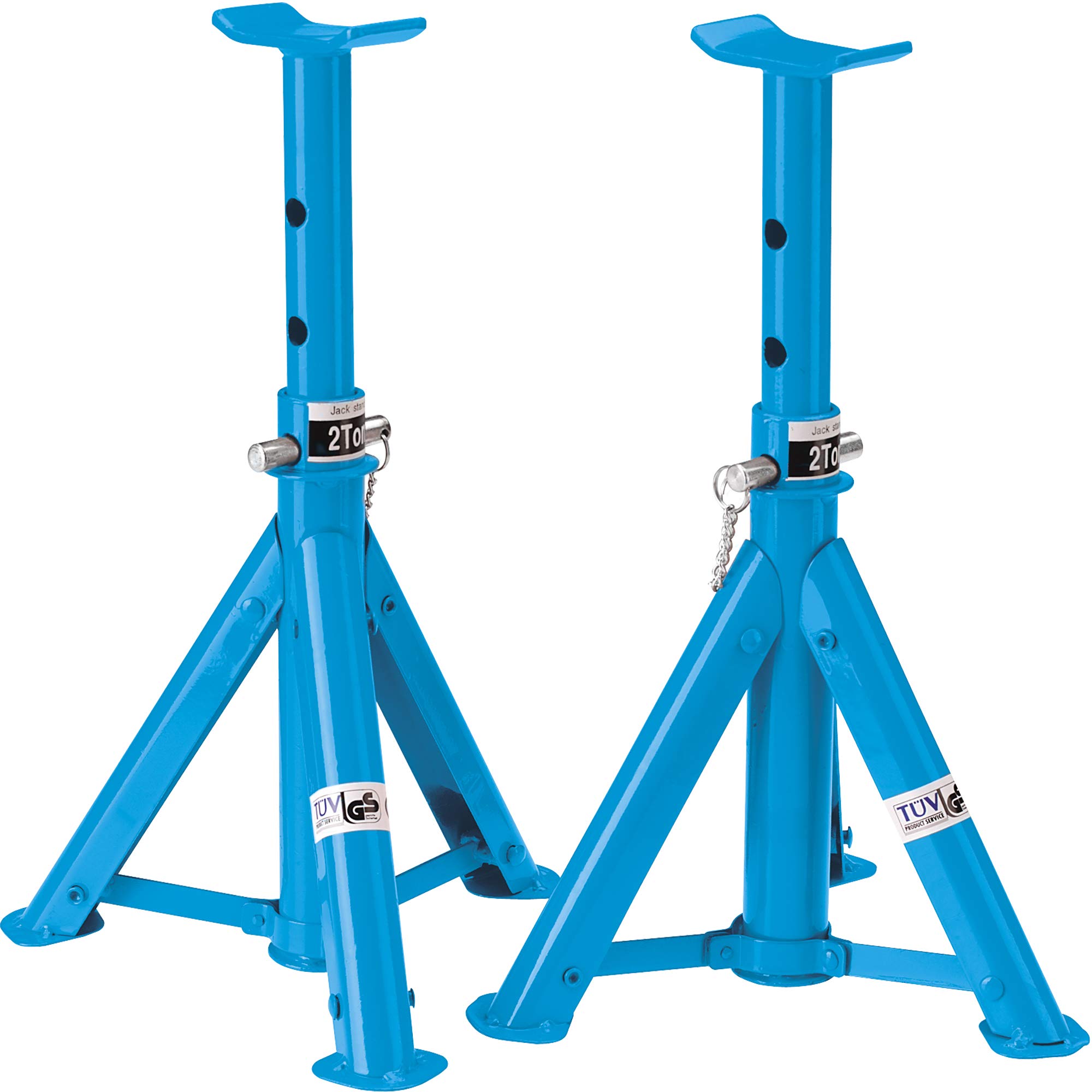 Fervi 0067 Set of 1 Pair of Jack Stands, 2 Tonnes