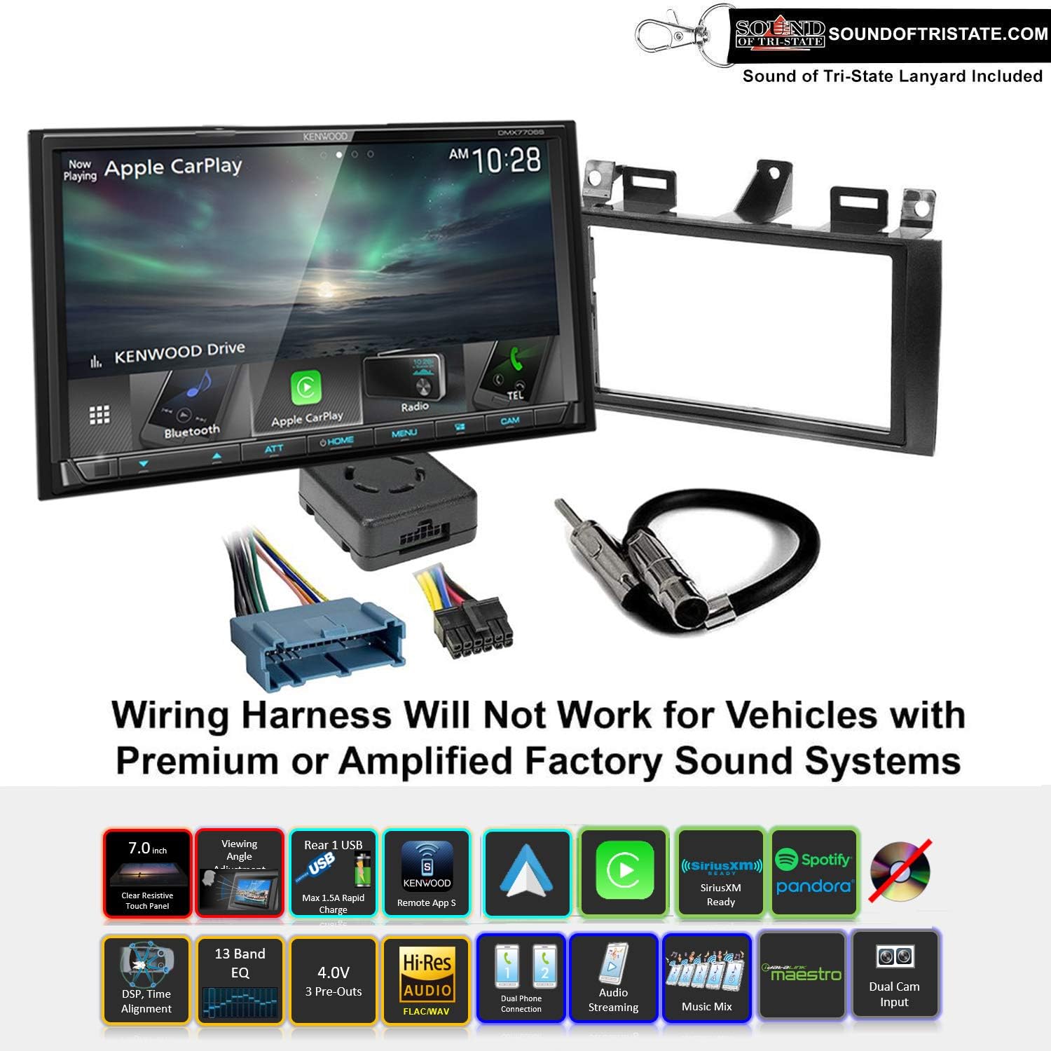 Sound of TriState Kenwood DMX7706S 6.95" WVGA Digital