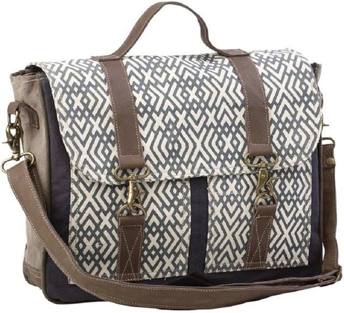 Myra Bag X Design Upcycled Canvas Messenger Bag S1191 Clothing