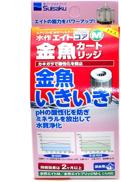 Amazon 水作 エイトm用 金魚いきいきカートリッジ 水作 フィルター用アクセサリー 通販